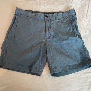 J. Crew Strech Chino Shorts 7" - Light Blue - Size 34